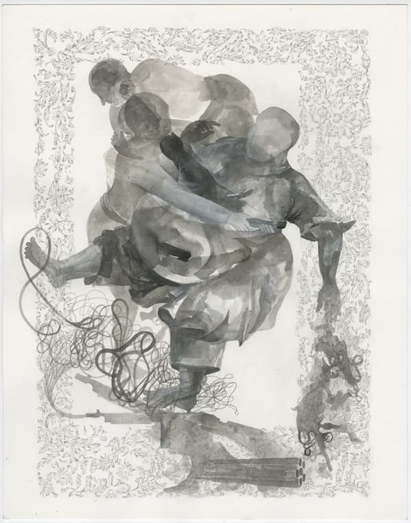 Shahzia Sikander End of Something Series 1, 2009 graphite and ink on paper 14 x 11 in 35.6 x 27.9 cm