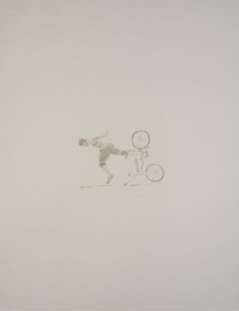 Jonathan Brand ENDO 4, 2007 silver point on prepared paper 14 x 10.75 inches 35.6 x 27.3 cms