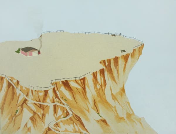 Chris Ballantyne Plateau Lookout, 2012 acrylic on canvas 18 x 24 in 45.7 x 61 cm