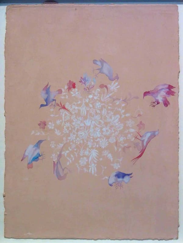 Shahzia Sikander Plush Blush 2, 2003 gouache and ink on hand clay-coated paper 15 x 11.5 inches 38.1 x 29.21 cms