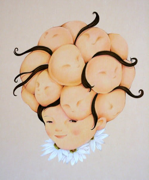 Yuka Yamaguchi poko de ippai, 2008 17.5 x 14 inches 44.5 x 35.6 cms