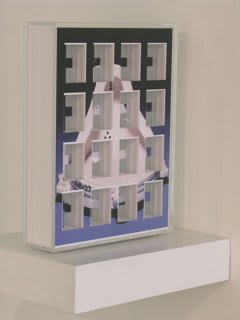 Marco Maggi Turner Box Complete Coverage on Duchamp, 2009 cuts on paper, plexiglas 11 x 9 x 2 inches 27.9 x 22.9 x 5.1 cms