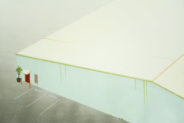 Chris Ballantyne Warehouse (Entrance), 2012 acrylic on paper 12 x 16 in 30.5 x 40.6 cm