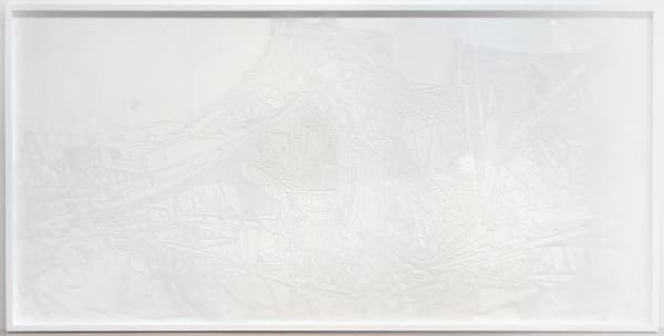 Marco Maggi PLEXI LINE, 2013 X-Acto knife cuts on polycast plexiglass 32 x 62 in 81.3 x 157.5 cm