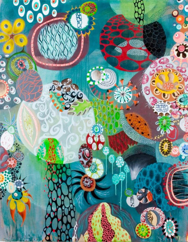 Hackett, Melinda Elf Owl, 2007 oil on canvas 54 x 42 inches 137.2 x 106.7 cms