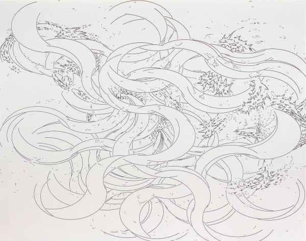 Gerhard Mayer 328, 2009 ink on paper 13 1/2 x 17 1/8 in 34.3 x 43.4 cm