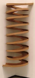 Jonathan Brand Exit Ramp, 2007 recycled cardboard, glue, staples 96 x 24 x 24 inches 243.8 x 61 x 61 cms