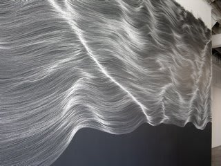 Wendy Hough Chalf Wall Drawing 4, 2010 chalk on blackboard paint dimensions variable