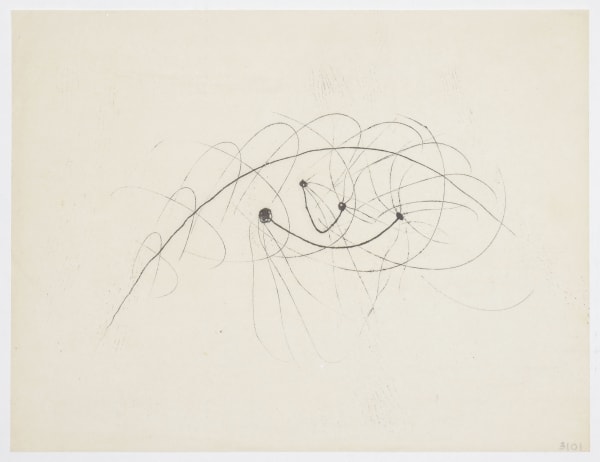 Harry Bertoia Untitled, 1940s ink on paper 8 1/2 x 10 3/4 in 21.6 x 27.3 cm