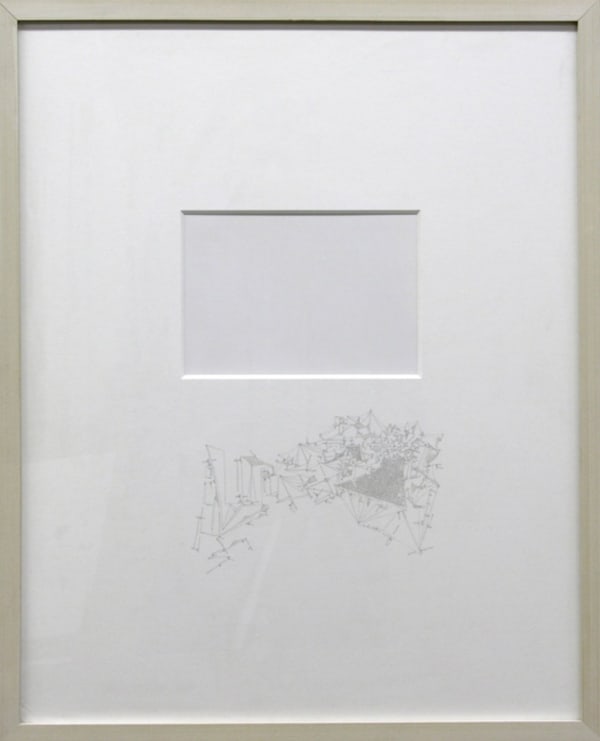 Marco Maggi Saint Andreas Fault VII, 2000 pencil on mat 16 x 20 inches 40.64 x 50.8 cms