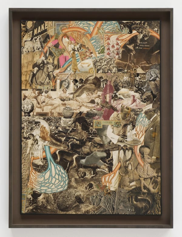 Jess (Collins) 1923-2004Net Maker, 1960 paste-up 31 x 22 1/4 in 78.7 x 56.5 cm