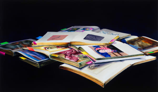 Cornelius Völker, Bücher-Handlinien (Books-Handlines), 2019