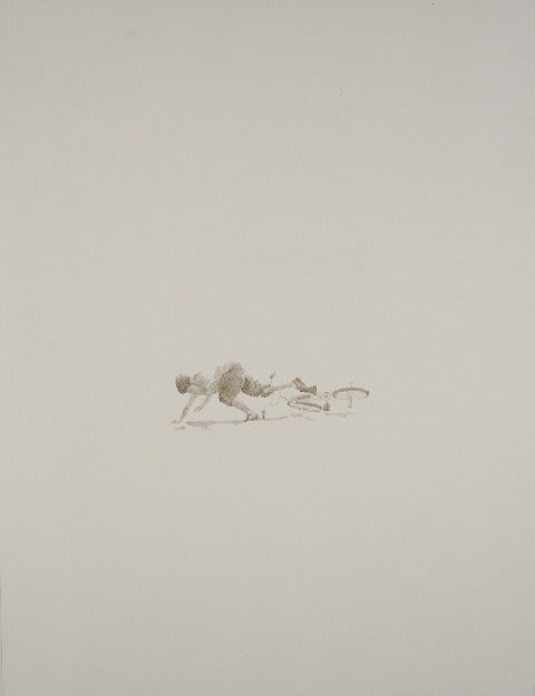 Jonathan Brand ENDO 6, 2007 silver point on prepared paper 14 x 10.75 inches 35.6 x 27.3 cms