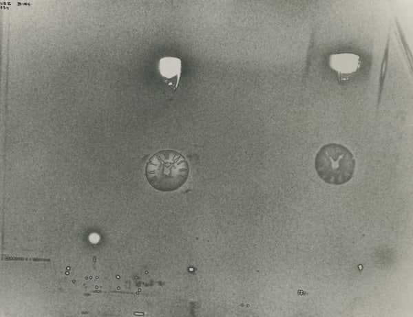 Ilse Bing Clocks at Night, Paris, 1934