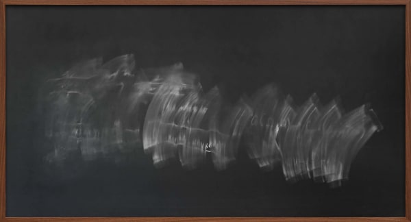 Jessica Wynne Mitchell Faulk #1 Columbia University erased chalkboard with mathematical writing