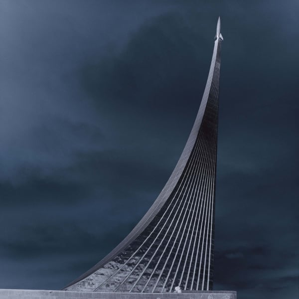 Monument to the Conquerors of Space of the VDNKh (1964), Exhibition Center, Moscow, Russia by Lynn Davis