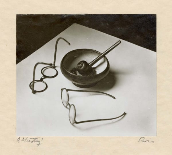 André Kertész Mondrian’s Glasses and Pipe, Paris, 1926