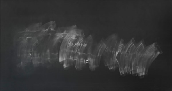 Jessica Wynne Mitchell Faulk #1 Columbia University erased chalkboard with mathematical writing