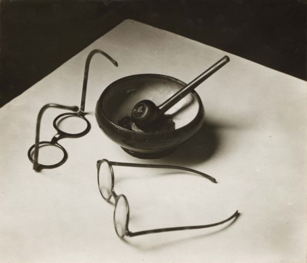 André Kertész, Mondrian’s Glasses and Pipe, Paris, 1926