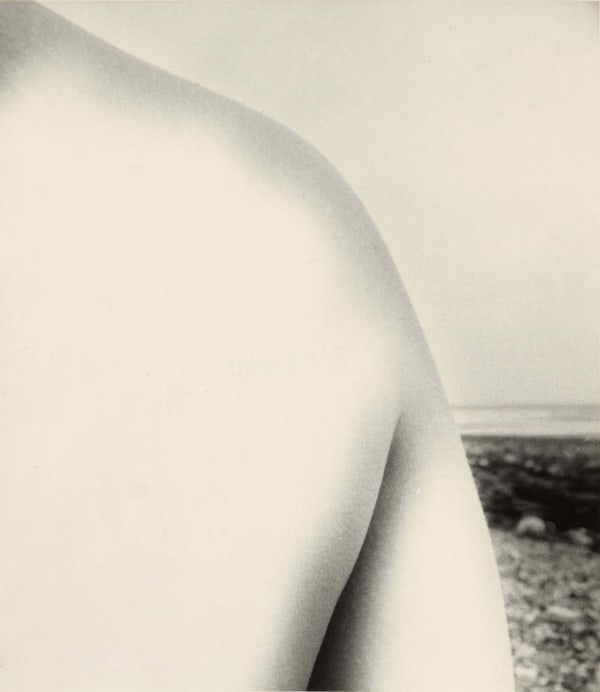 abstraction of shoulder on East Sussex Coast beach by Bill Brandt