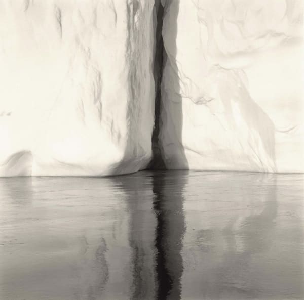 Lynn Davis photograph of two abutting icebergs in DIsko Bay, Greenland