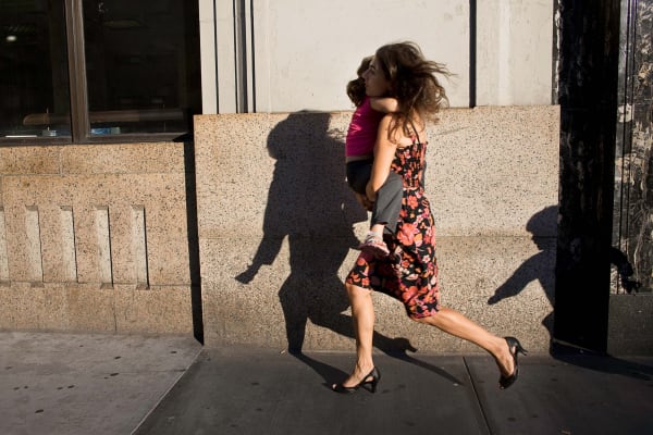 Elinor Carucci, Monday morning, mother of two, 2010