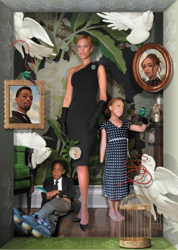 Tonya Lewis Lee and Children