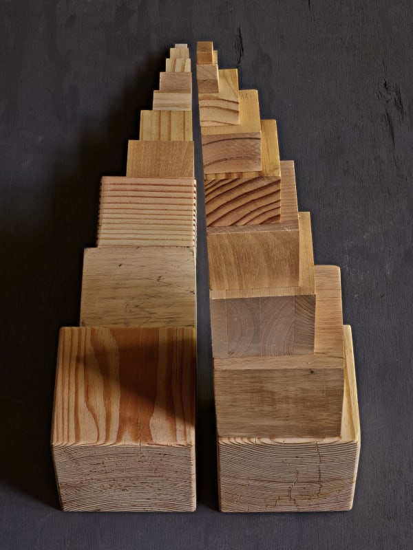 Abelardo Morell Wood Block Construction #34, 2021