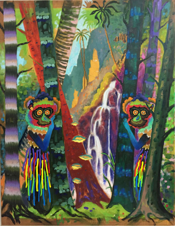 Uwe Henneken, Transhistoric waterfall, 2017