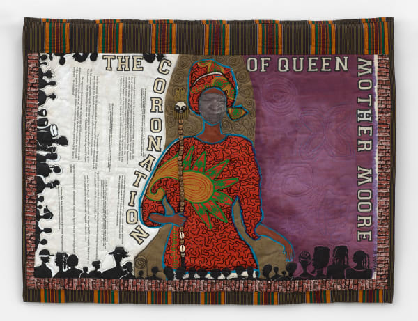 Dindga McCannon, The Coronation of Queen Mother Moore, 2015