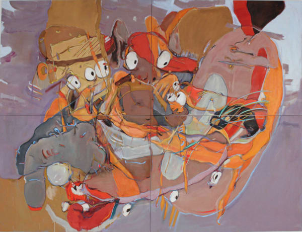 Stefanie Heinze, Unentitled (Drooling Eyes), 2016-2017