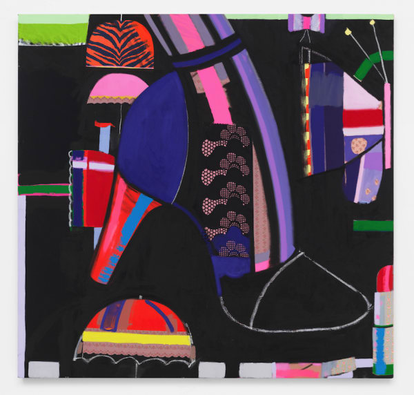 Ellen Berkenblit, Tiger Fur Umbrella, 2019