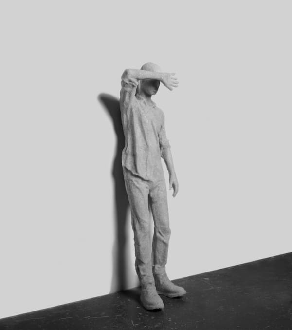 Daniel Arsham, Shielded Figure, 2013