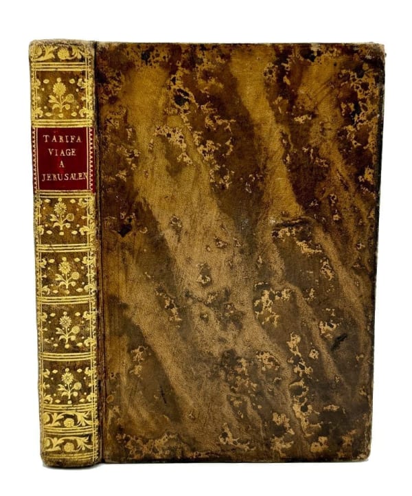 Enriquez de Rivera, Fadrique, Este libro es de el viaje q hize a Ierusalem de todas las cosas que en me pasaron desde que sali de mi casa de Bornos miercoles 24 de noviembre de 518 hasta 20 de otubre de 520 que entre en Sevilla. , 1606. Seville. Francisco Perez, en las casas de el duque de Alcala.