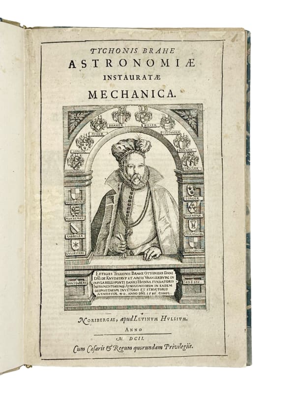 Brahe, Tycho, Astronomiae instauratae mechanica, 1602. Nuremberg. Levinus Hulsius.