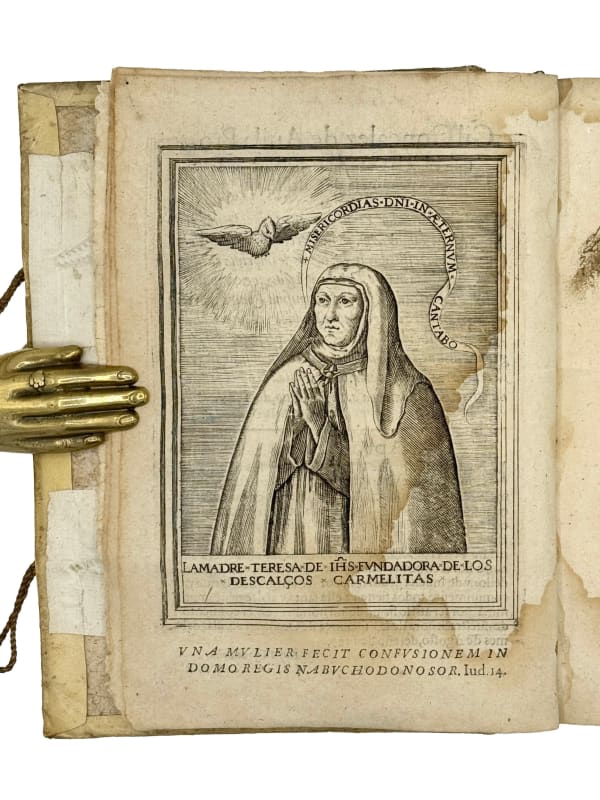 Ribera, Francisco de (1537-1591), La vida de la madre Teresa de Iesus fundadora de las Descalças, y Descalços Carmelitas, 1602 (colophon 1601). Madrid. Imprenta Real. Iuan Flamenco.