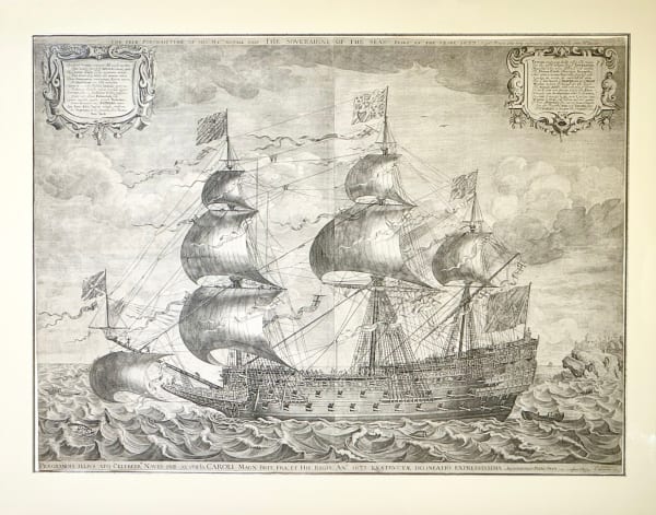 Payne, John, The true portraicture of His Ma[jes]ties. royall ship the Soveraigne of the Seas built in the yeare 1637, S.a. [ca. 1637/38]. [London]. Peter Pett.