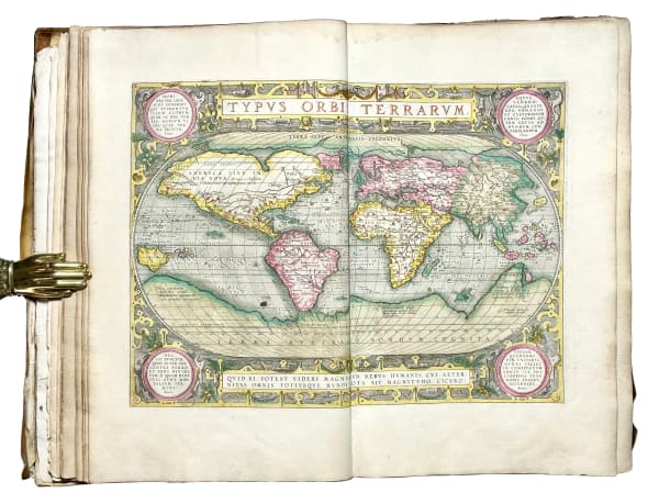 Ortelius, Abraham, Theatrum Orbis Terrarum [with:] Parergon, Sive Veteris Geographiae Aliquot Tabulae [and:] Nomenclator, 1609. Antwerp.
