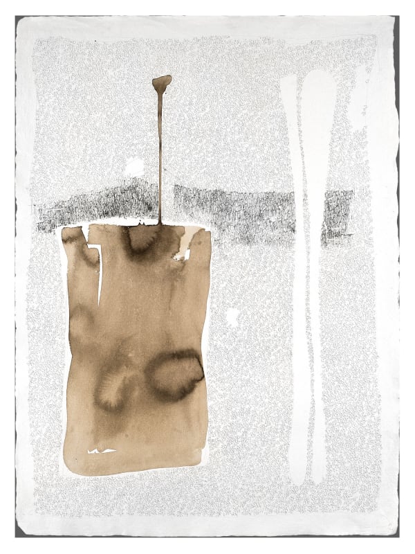 Catalina Chervin Untitled IV (Series of Blots), 2018 Charcoal, pencil and walnut ink on Khadi Papers - handmade paper 30 x 24 in 76 x 57 cm