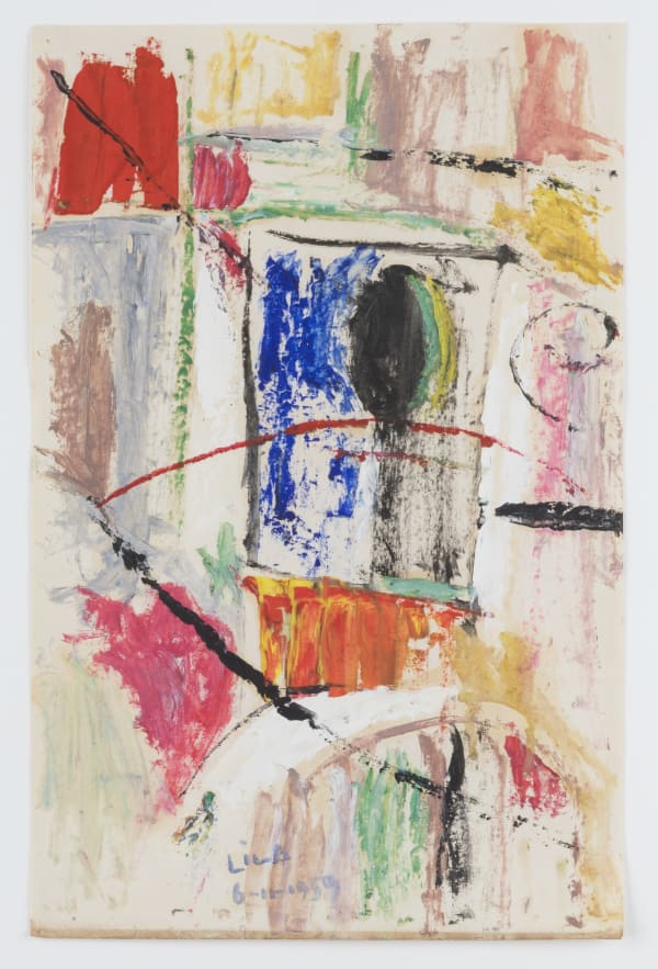 Juego con líneas y colores, 1959