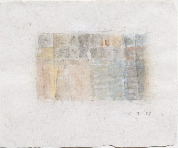 Untitled Watercolor from Nepal 1 1988, 1988