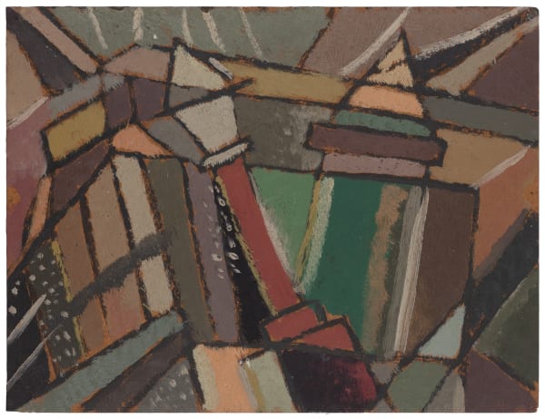 Esteban Lisa Sin Título (double-sided composition), 1935-40 Oil on thin board 9 1/8 x 11 7/8 in 23 x 30.2 cm