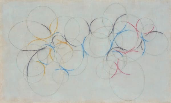 Alejandro Corujeira La intuición, 2021 Colored pencil and acrylic on linen 11 3/4 x 19 3/4 in 30 x 50 cm