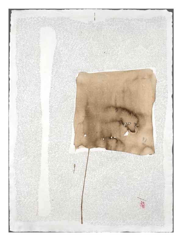 Catalina Chervin Untitled I (Series of Blots), 2018 Charcoal, pencil and walnut ink on Khadi Papers - handmade paper 30 x 24 in 76 x 57 cm