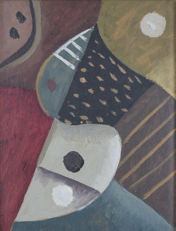 Esteban Lisa Composición, c. 1943 Oil on board 11 3/4 x 9 in 29.8 x 22.9 cm