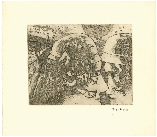 José Gurvich Javier y Javera, 1973 Engraving 7 1/8 x 8 5/8 in 18 x 22 cm AP of an Edition of 100