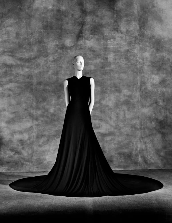 Evita's Dress by Argentine Designer Bernarda: designed for her official visit in 1947 to the Pope Pio XII at the Vatican, 2003