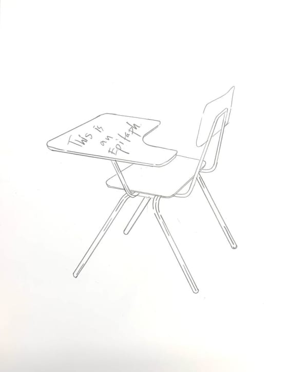 Priscilla Monge This is an Epitaph, 2021-2022 Graphite on Fabriano paper 18 x 15 in 45.7 x 38.1 cm