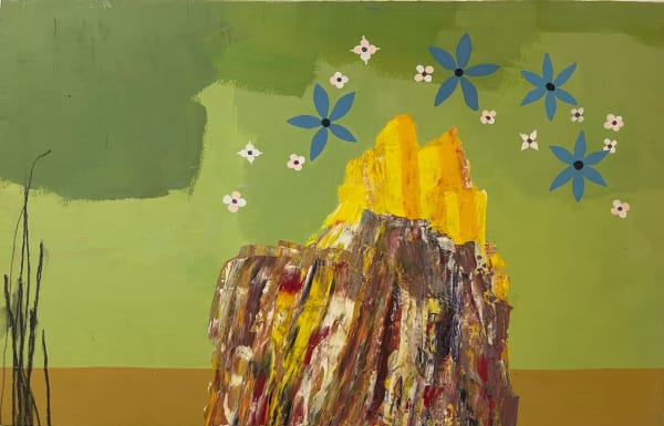 Jennifer Wynne Reeves Place (38), 1995 Acrylic and pencil on multimedia board 14 x 22 in 35.6 x 55.9 cm