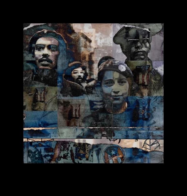 Juan Sánchez Young Lords Warriors, 2009 Archival pigment print on watercolor paper 21 x 20 in 53.3 x 50.8 cm Edition of 3 with 2 artist proofs